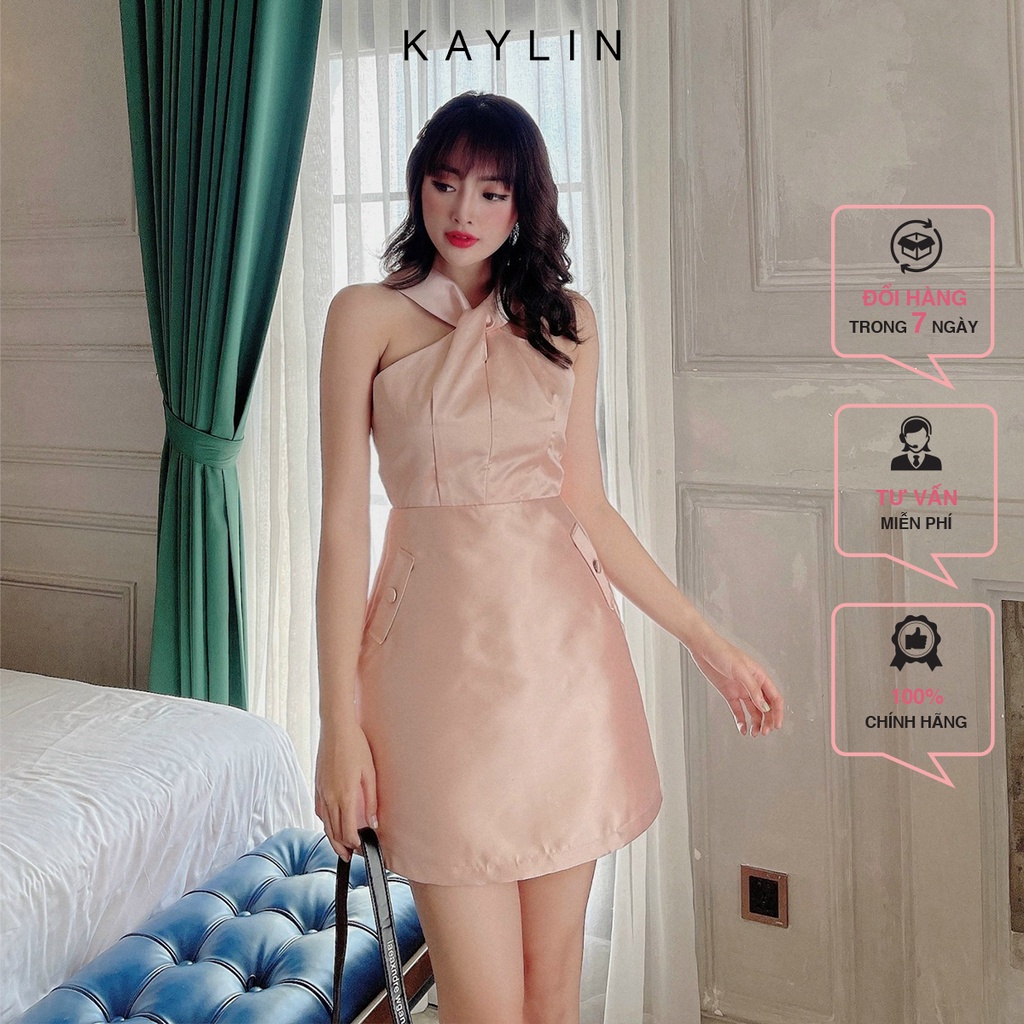 Đầm chéo cổ N1522 – KAYLIN