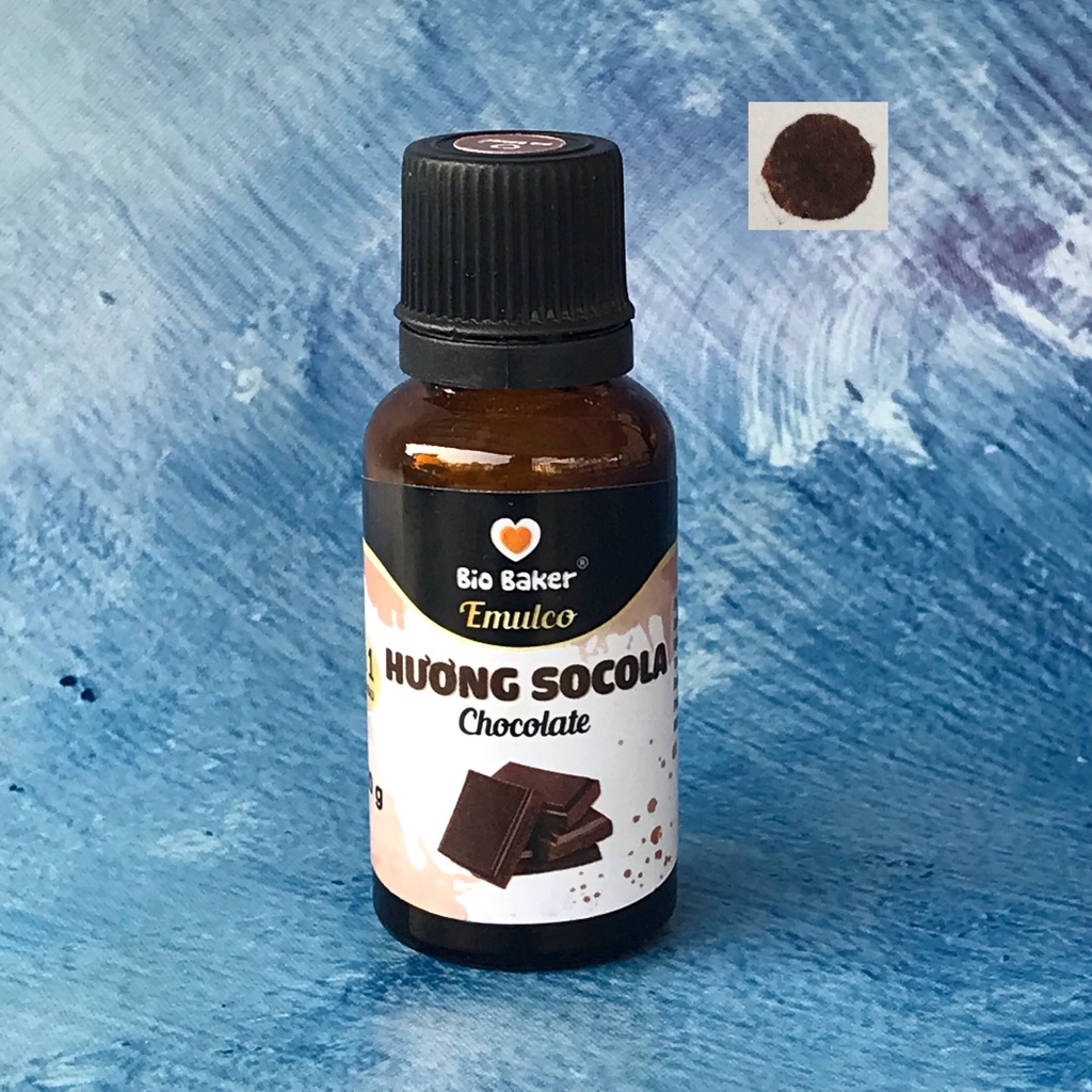 Hương và màu thực phẩm Socola Bio Baker Dạng Gel 20g tạo màu và mùi  hương cho bánh,kẹo- PL184