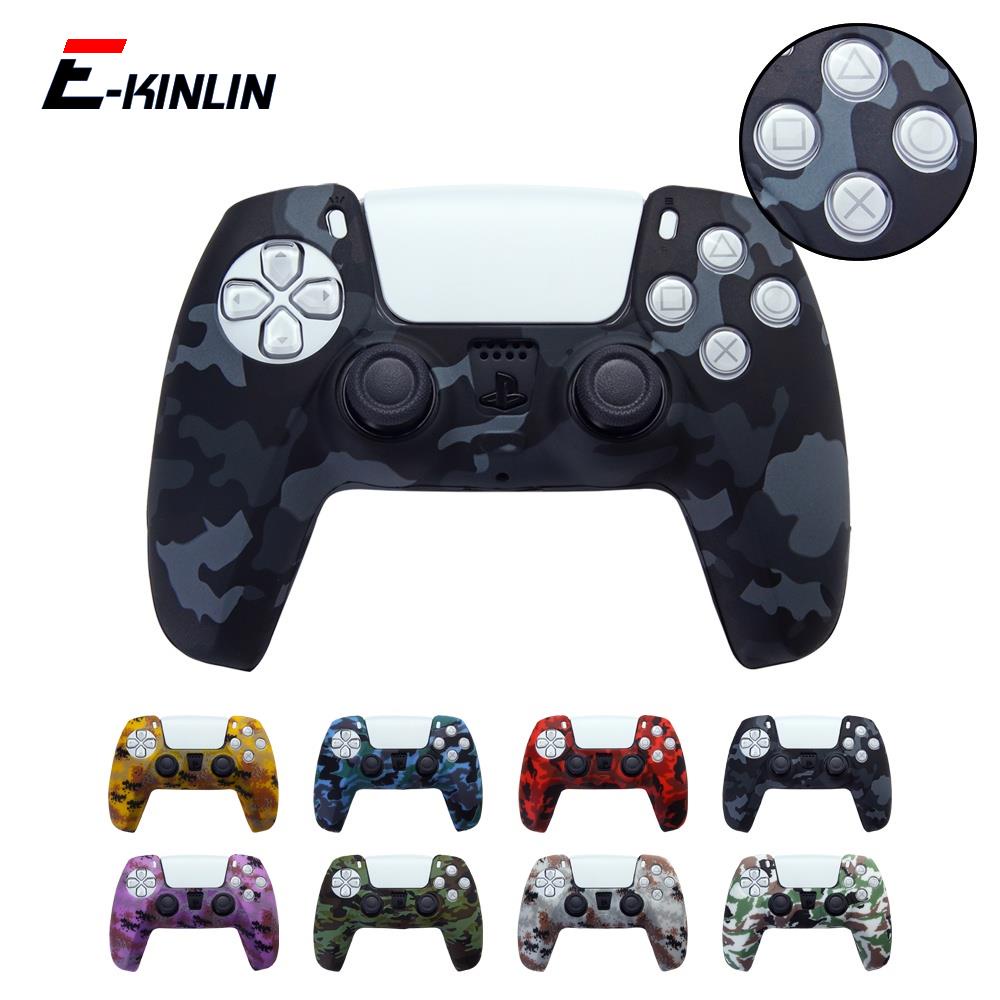 Vỏ Silicone Chống Nước Họa Tiết Rằn Ri Bảo Vệ Tay Cầm Chơi Game Sony ...