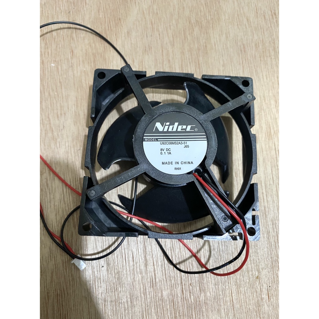 (VTĐL)Quạt tủ lạnh Nidec 8V 2 dây (9*9)