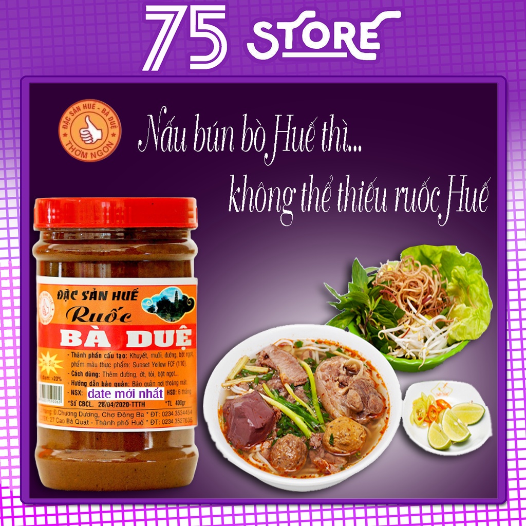 Mắm ruốc Bà Duệ đậm đà, thơm ngon 400g – Đặc sản Huế