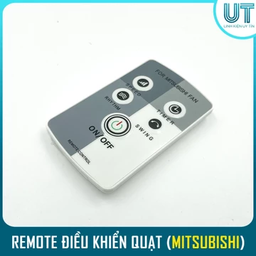Remote tay điều khiển quạt Mitsubishi cây LV16 và Treo Tường W16, Remote Mitsubishi Chính Hãng