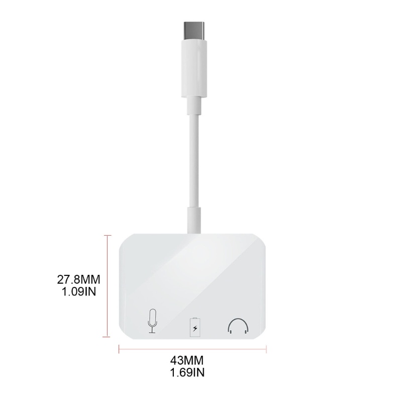 Bộ chuyển đổi micro MIS USB-C Loại C Thẻ âm thanh nổi ngoài với 3 5mmAudioJack Bộ chia thẻ âm thanh bên ngoài Conver