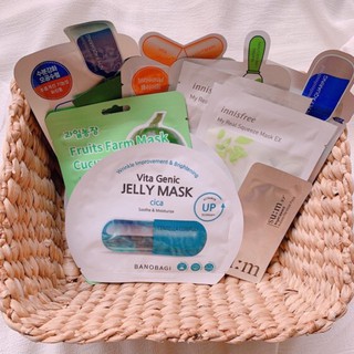 SET 5 MẶT NẠ GIẤY HÀN QUỐC MIX MASK