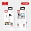 míc Thu Âm Mini Cho Điện Thoại kèm Jack Cắm Tai Nghe dài 2m Chân 3.5mm Earldom E38