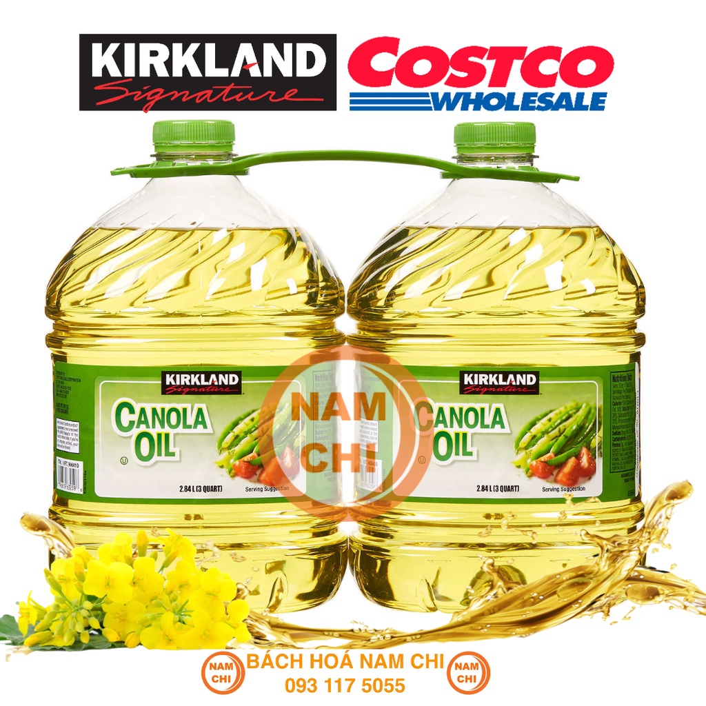 Dầu Ăn Kirkland Signature Canola Oil 2.84L (Dầu Hạt Cải) Shopee Việt Nam