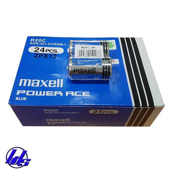 Pin đại D Maxell Power ACE R20C - Hộp 24 viên | Shopee Việt Nam