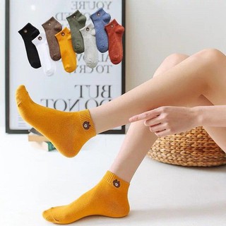 SET 10 ĐÔI VỚ GẤU CỔ NGẮN KÈM TÚI ĐỰNG Tiện Lợi