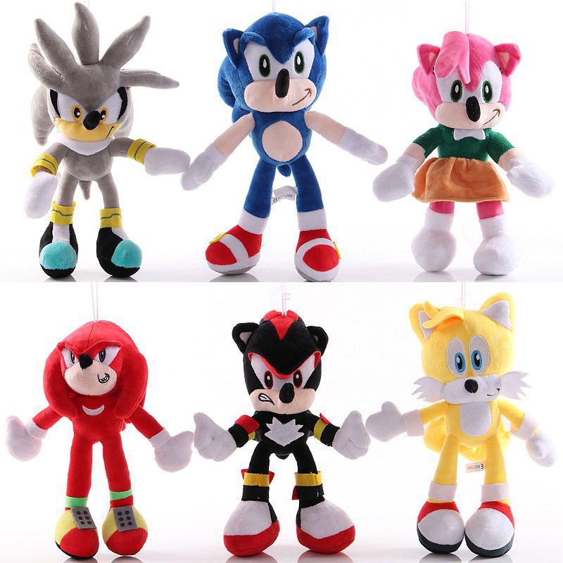Búp bê nhồi bông Sonic the Hedgehog & Miles Tails đồ chơi trẻ em sang trọng