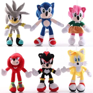 Búp bê nhồi bông Sonic the Hedgehog & Miles Tails đồ chơi trẻ em sang trọng