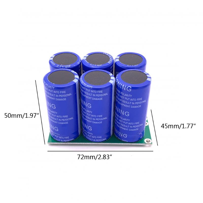 MIS Chuyên Nghiệp Hàng Đôi Siêu Tụ 16V 20F 2 7V 120F Thích Hợp Cho Ô Tô Chỉnh Lưu Siêu Farad Condenser