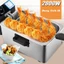 Bếp chiên 4L 2000W hệ thống gia nhiệt kép nóng nhanh, sôi mạnh