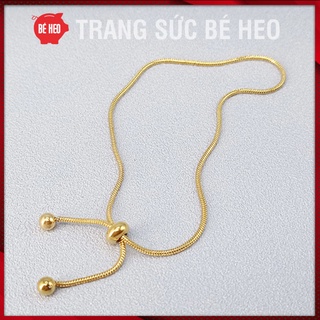 Lắc tay titan dây rút đơn giản - Trang sức Bé Heo BHLT189