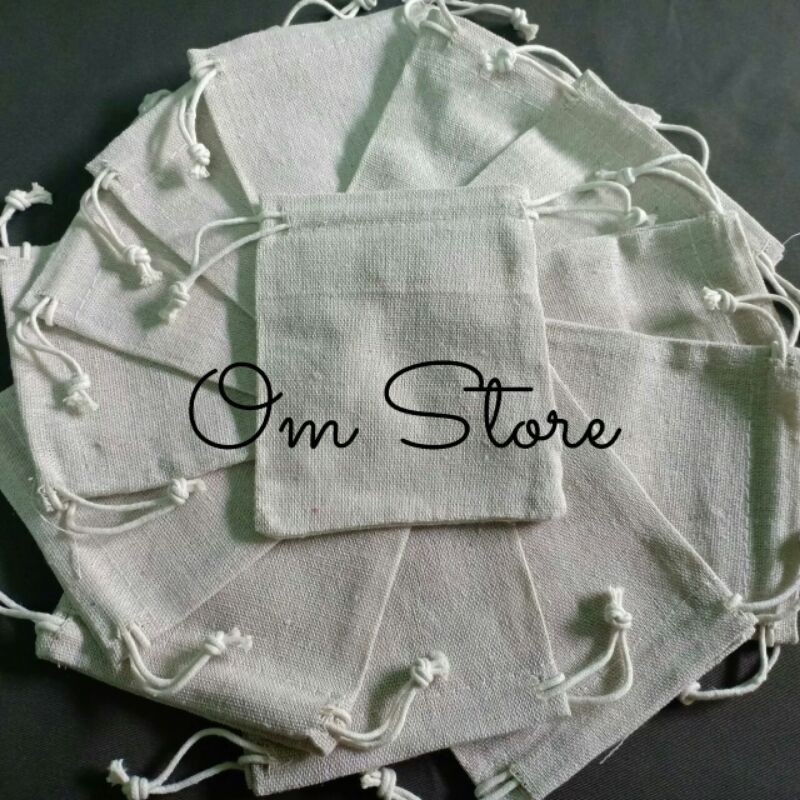 Túi vải dây rút mini 10x12cm | Shopee Việt Nam