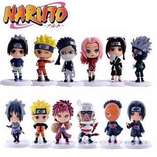 Mô Hình Nhân Vật Kakashi Sasuke Sakura Trong Phim Naruto 12 Kiểu Đáng Yêu