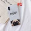 Ốp lưng iphone họa tiết cún pug chó đáng yêu cho ip 6 6s plus 7 8 X XS max 11 pro max (t61)