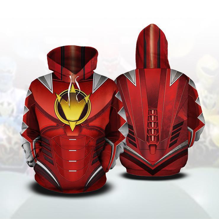 Áo Hoodie Super Sentai unisex Áo len thời trang Áo khoác ngoài in 3D
