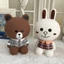 Gấu nâu, Thỏ trắng đính đá handmade thời thượng