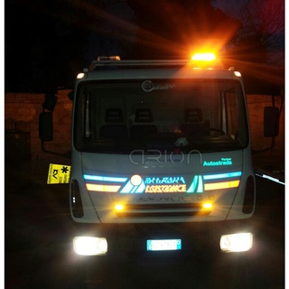 Đèn LED Cảnh Báo Khẩn Cấp Ánh Sáng Hổ Phách DC12V 24V 72 Cho Xe Hơi