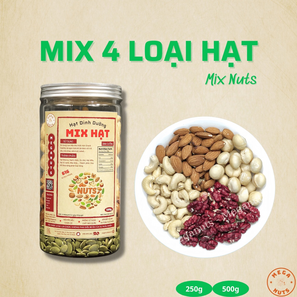 Mỗi ngày ăn bao nhiêu hạt là đủ? Hạnh nhân, óc chó, macca, hạt điều, hạt chia