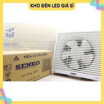 Quạt hút âm trần âm tường - hút gió Senko H100 H150 H200 H250 – Kho đèn led giá sỉ