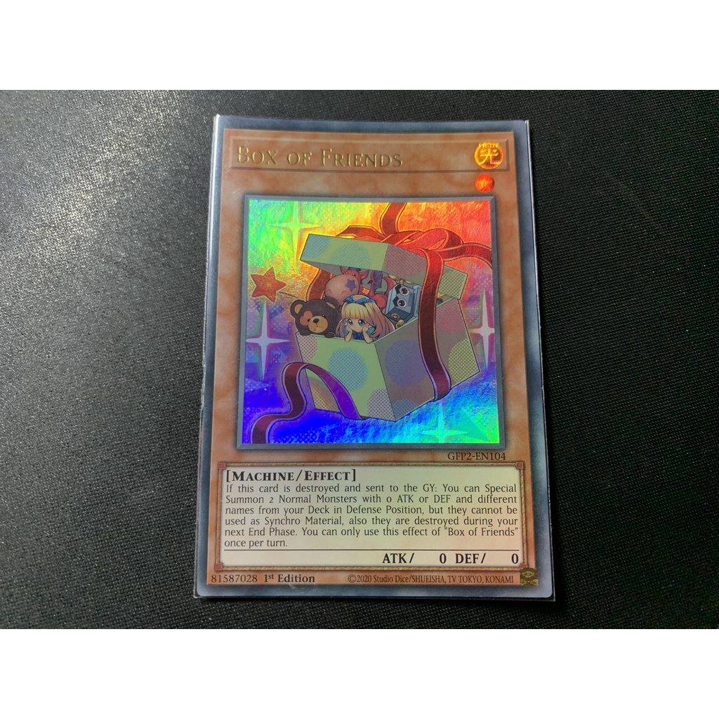 Thẻ Bài Yugioh Chính Hãng Tiếng Anh Box of Friends Shopee Việt Nam