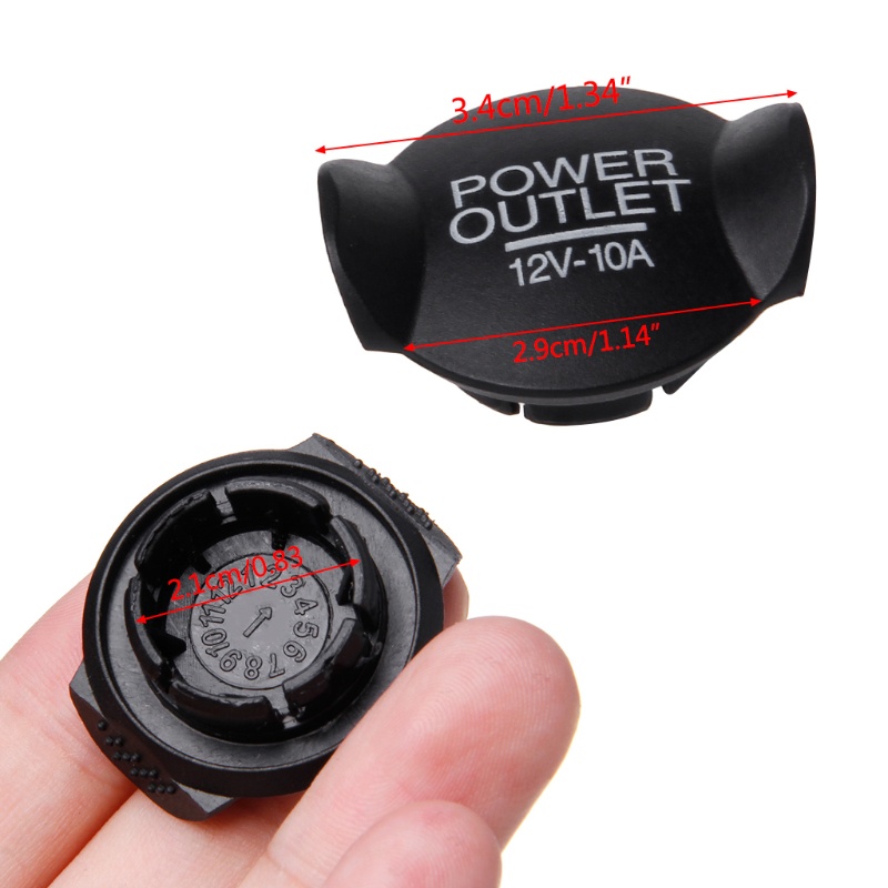 Nắp đậy ổ cắm tẩu thuốc lá cho xe hơi 21mm 22mm 12v