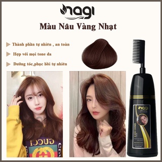 Dầu gội nhuộm tóc thảo dược Nagi - Thảo dược Nagi Bạn muốn tóc mềm mượt và khỏe mạnh mà không cần đến những hóa chất độc hại? Hãy trải nghiệm dầu gội thảo dược Nagi, sản phẩm được chiết xuất hoàn toàn từ thiên nhiên. Với công thức đặc biệt chứa thảo dược, dầu gội Nagi giúp nuôi dưỡng tóc và làm cho màu tóc nhuộm của bạn trở nên rực rỡ hơn bao giờ hết!