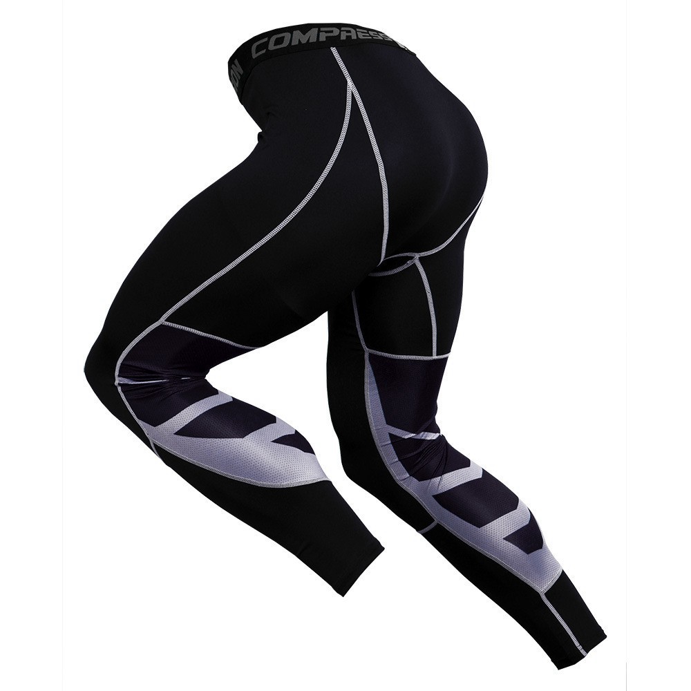 Quần Giữ Nhiệt Pro Compression Thể Thao Tập Gym Nam Dáng Dài Màu Đen Co Giãn 4 Chiều 💥HÀNG MÓI VỀ💥