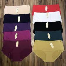 ⭐ BÁN GIÁ SỈ ⭐ Set 10 Quần lót Đúc Su Trơn Nhiều Mầu Co Giãn