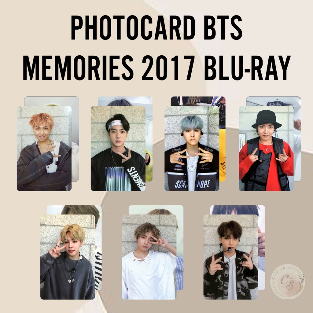 BTS MEMORIES 2017 BTS Memories 2017 Blu-ray Photocard Jungkook
