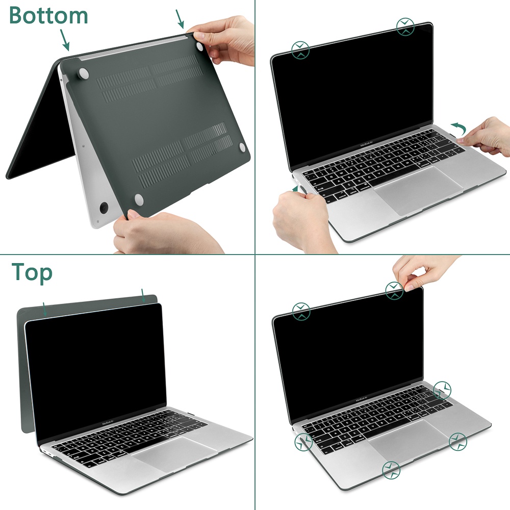 Mô tả Protective Case for MacBook Pro13 14 16" M4 M3 M2 M1 Air13 13.6 15" A2941 A2681 A2338 A2337 A2179 A2251 A1706 A1708 A1502[Case For All MacBook Models] - 6