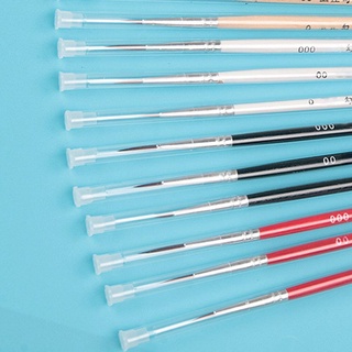 Set 3 cọ vẽ tranh sơn dầu 0 00 000 sợi nylon chuyên nghiệp