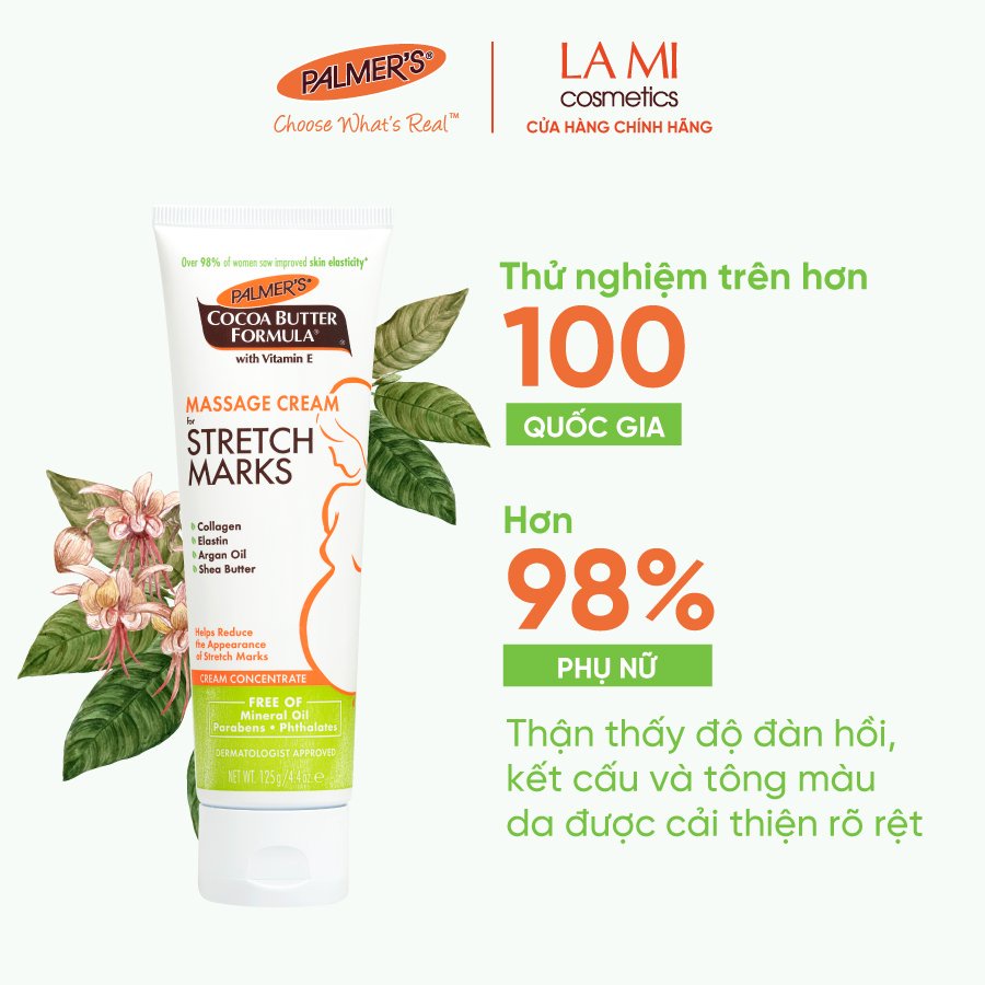 Ảnh Kem giảm rạn da cho mẹ bầu chính hãng Palmer's 125g 3