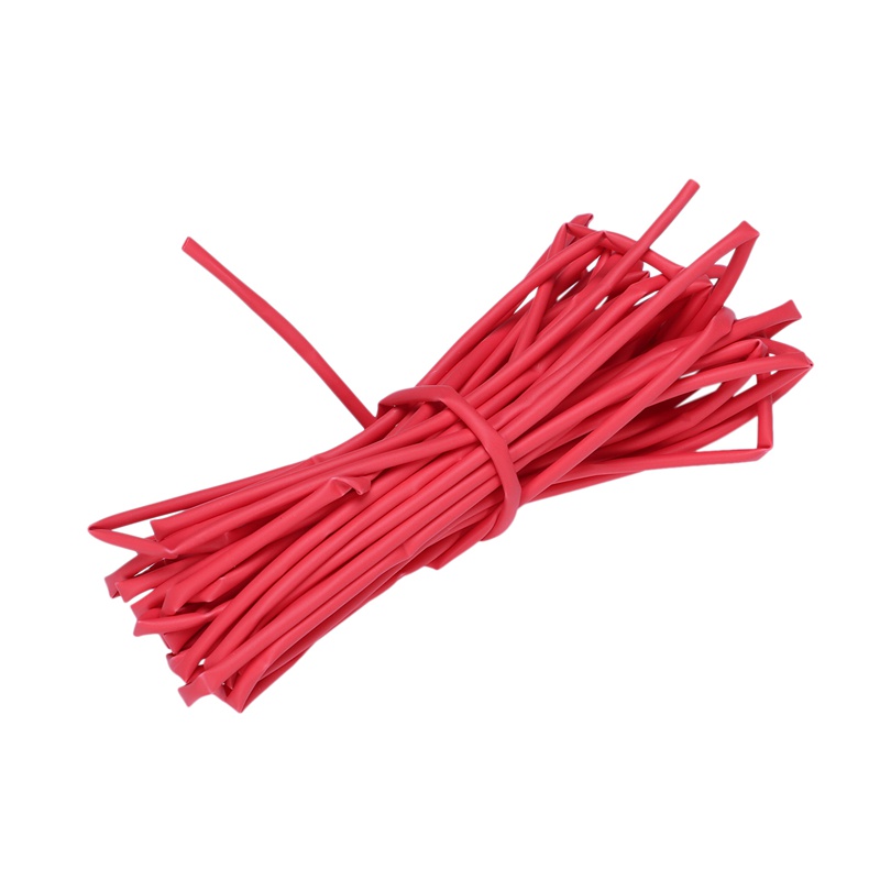 Bọc dây 1mm Đường kính Ống co nhiệt màu đỏ Ống co nhiệt 4 mét