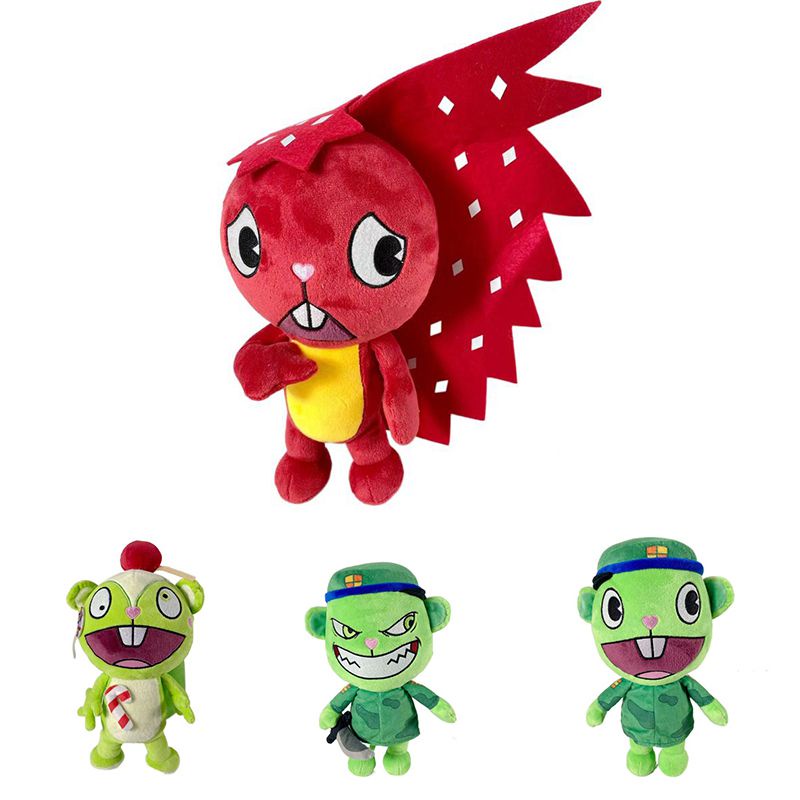 Tree Friends Hoạt Hình Vui Vẻ Xung Quanh Búp Bê Htf Flippy Đồ Chơi Nhồi Bông Sang Trọng