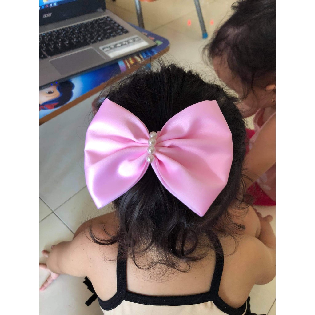 cài nơ bé gái , cài tóc trẻ em , kẹp tóc cho bé