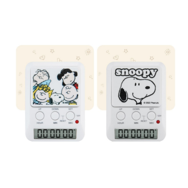 [DRETEC] Đồng hồ học sinh mini hình Snoopy Peanuts D-Day /Timer/Stop T ...