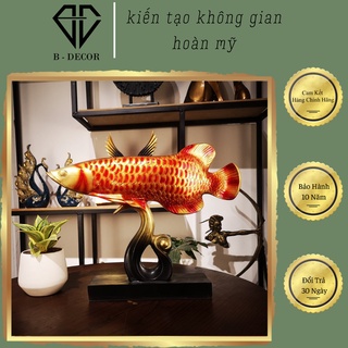 MANG LẠI AN LÀNH MAY MẮN TƯỢNG CÁ RỒNG HUYẾT LONG | Shopee Việt Nam