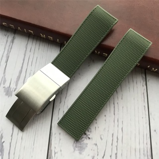 Dành Cho 21 Mm Longines Concas L3.742 / 644 Thể Thao Lặn Cao Su Silicon Dây Đeo Đồng Hồ Nam Dây Xích Phụ Kiện