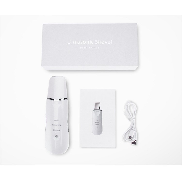 [Shop]Máy cà da - rửa mặt sâu cầm tay Máy cà da Ultrasoni - Chính hãng[Spa]
