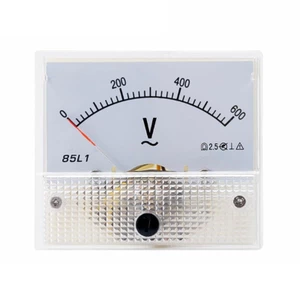 Vôn Kế 85L1 AC 2 5 Analog 0-150V 250V 300V 450V 500V 600V 1000V Dura Chất Lượng Cao