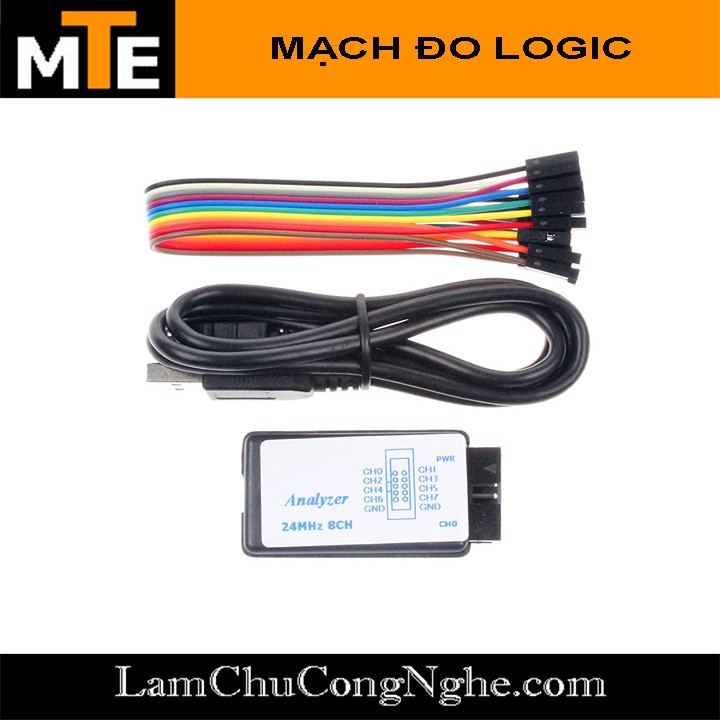 Mạch đo logic USB LOGIC ANALYZER 24M 8 CH CHANNELS SALEAE Shopee