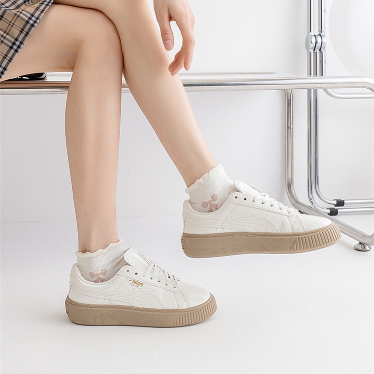 White Socks Maiden Lovely Sweet Ankle Sock Cotton Socks Short