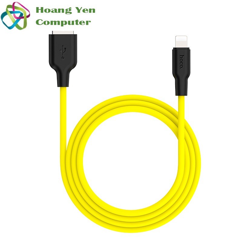 [1M] Cáp Sạc Hoco X21 Plus cho IPTablet Dây Silicon Mềm Dẻo Chống Cháy Dài 1M - BH 6 Tháng - Hoàng Yến Computer