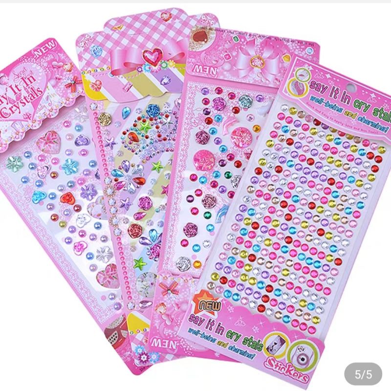 Sticker dạng hạt 3D lấp lánh trang trí,make up, dán ốp điện thoại... đa ...