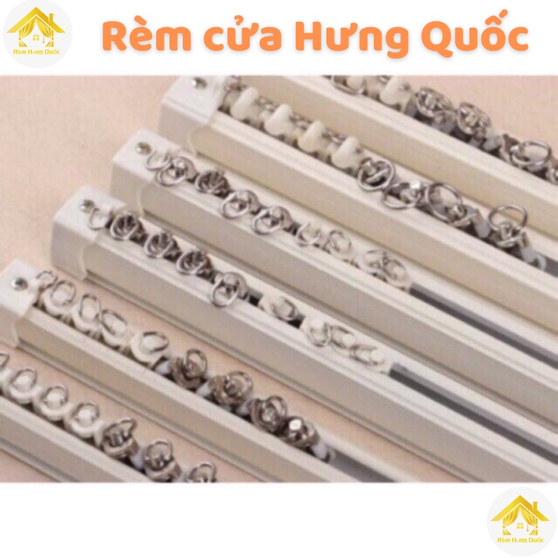 Thanh Ray 1m - 1,7m Treo Rèm Cửa Xếp Ly - Rèm Cửa Hưng Quốc | Shopee ...