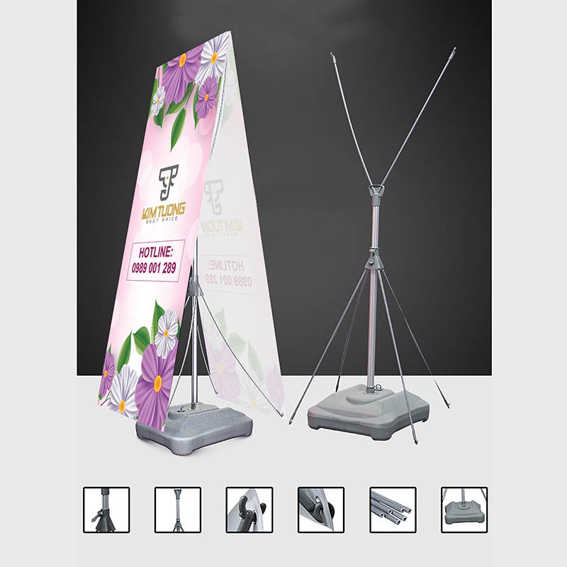 Standee Đế Nước 2 Mặt Ngoài Trời