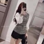 áo sơmi phối kẻ caro