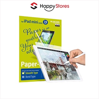 Miếng Dán Màn Hình Ipad TRƠN Elecom Paper- Feel 7.9- 9.7- 10.5- 11- 12.9 inch